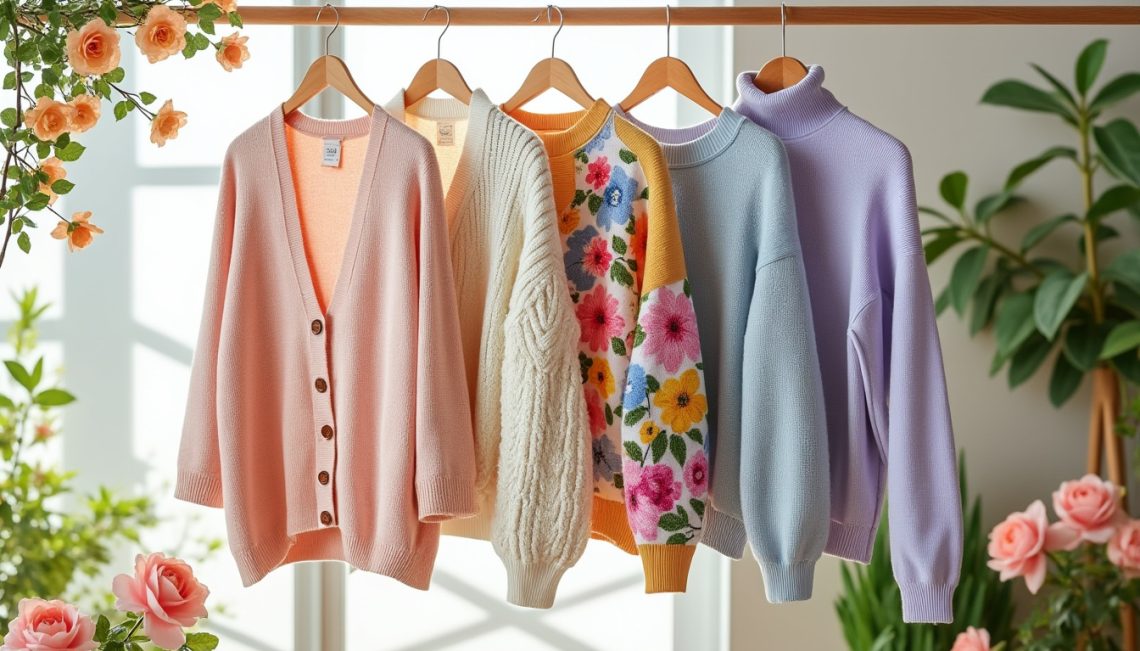 découvrez notre sélection des cinq pulls incontournables pour accueillir le printemps avec élégance et confort. alliez tendance et praticité avec ces pièces essentielles qui vous accompagneront dans vos journées ensoleillées.